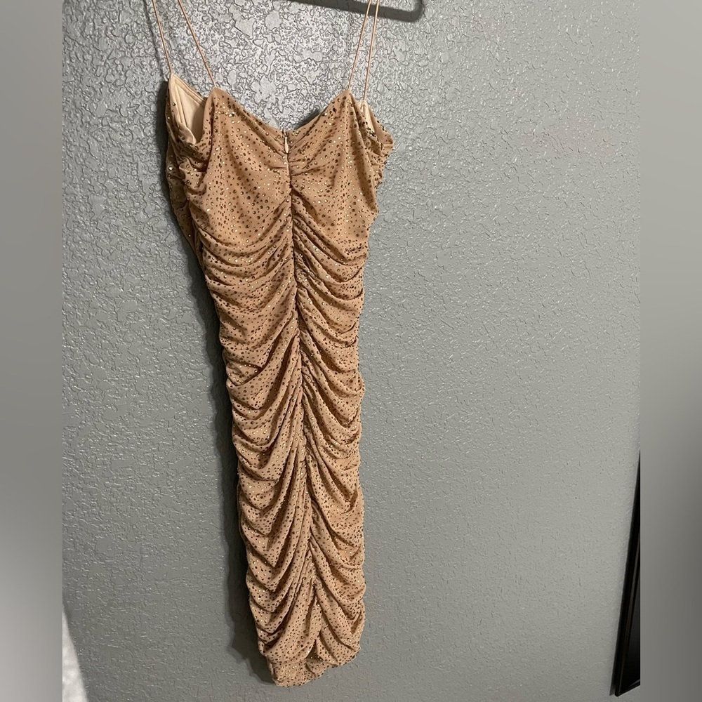 Diamond Rhinestone Mini Dress ✨ - Picture 4 of 5